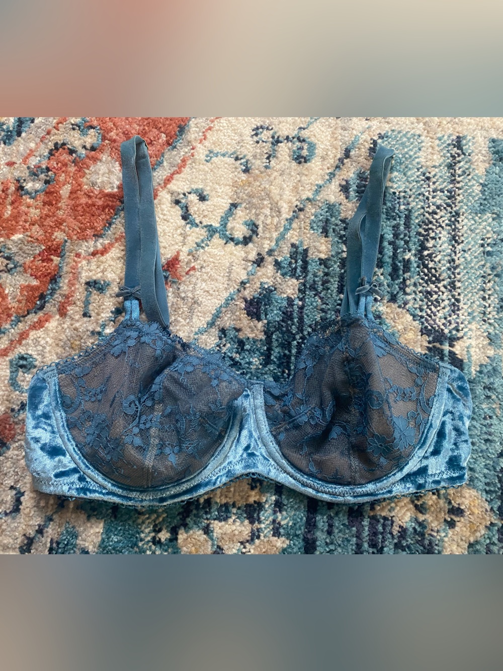 Victoria Secrets Blue Velvet Bra